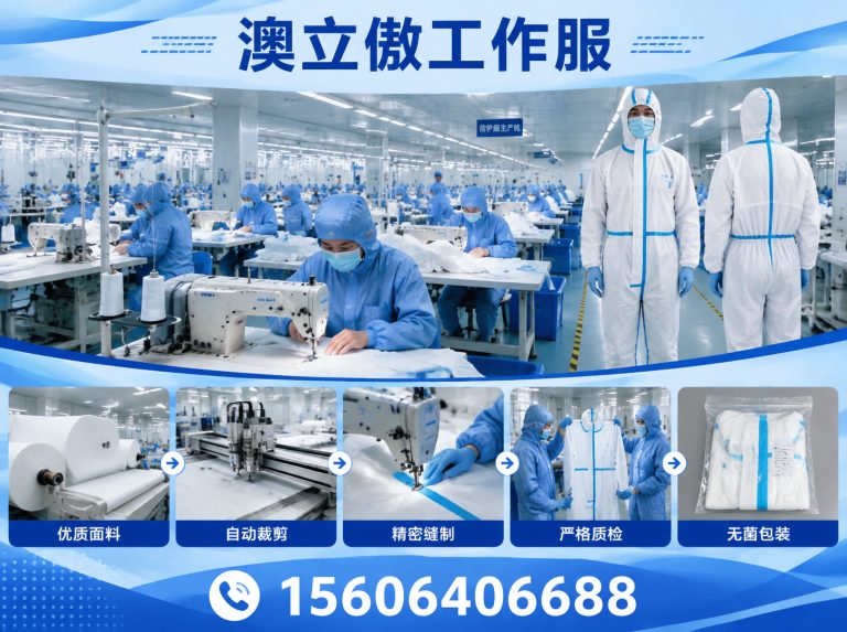 历城区防护服生产展示图